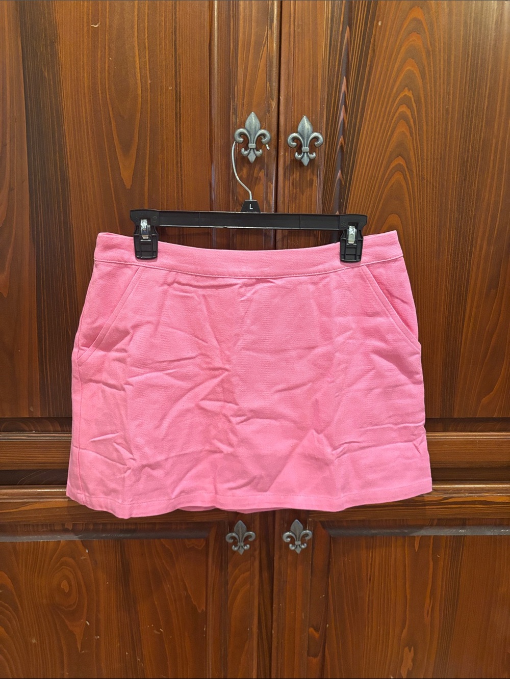 Pink Lily Pink Casual Mini Skirt